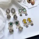 Korean Beautiful Unique Design Onyx Alloy Chandbali Earring, Drops & Danglers, Jhumki Earring, Stud Earring