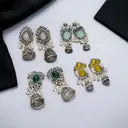 Korean Beautiful Unique Design Onyx Alloy Chandbali Earring, Drops & Danglers, Jhumki Earring, Stud Earring