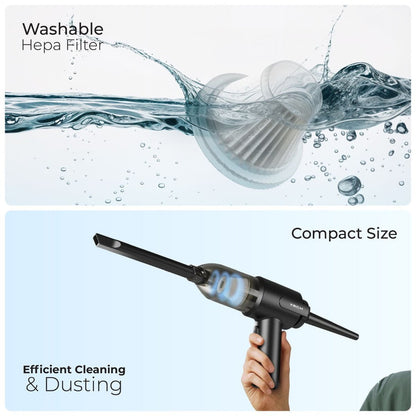 Turbo Suction Cleaner | Cordless & Compact Design | Dual Function for Car, Home, office  & More